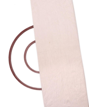 white dyeable semi pure dupion fabric